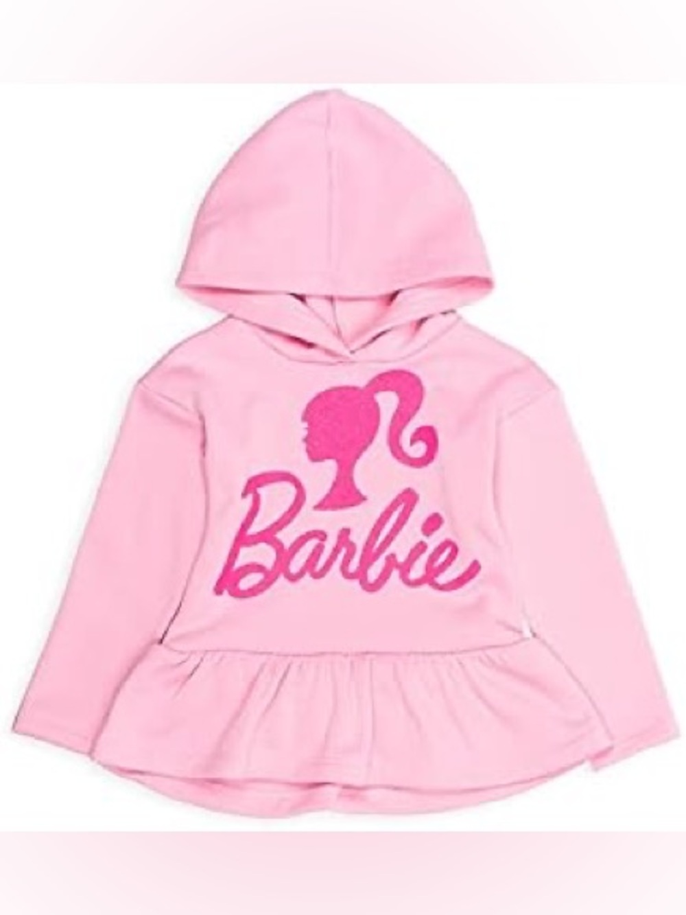 Toddler Girls “Barbie” Fleece Hoodie Pink Size 3T